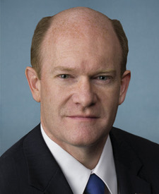 Official portrait of Christopher A. Coons